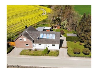 Das Haus von oben
