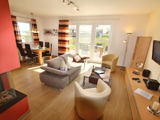 Blick auf den Wohnbereich