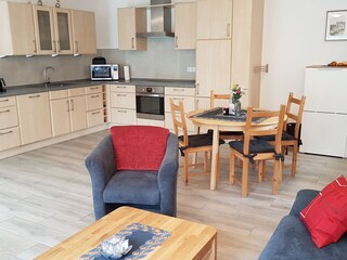 Wohnbereich - Küche