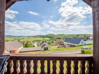 Balkon mit fantastischem Fernblick