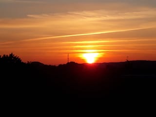 ein romantischer Sonnenuntergang