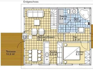 Casa per le vacanze Baabe Pianta del piano 20