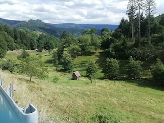 Wanderwege mit Blick über die Schwarzwaldberge