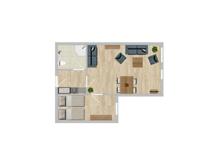 Vakantieappartement Burg auf Fehmarn Grondplan 11