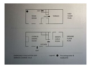 Villa Pula Pianta del piano 39