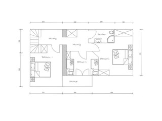 Casa per le vacanze Labin Pianta del piano 32