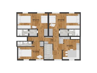 Appartamento per vacanze Krimml Pianta del piano 15