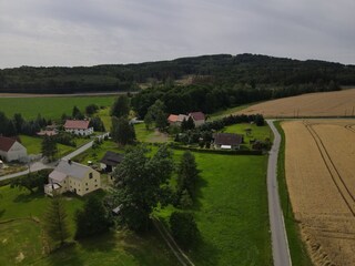 Sicht zum Hausberg Kottmar 583m  (Spreequelle)