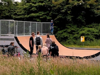 Die Skaterrampe sorgt für jede Menge Action und Spaß