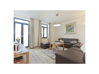 Das helle Wohnzimmer