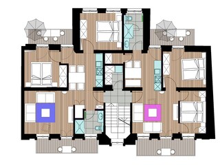 Ferienwohnung Norderney Grundriss 24