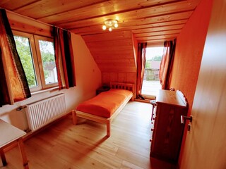 Schlafzimmer im OG, Einzelzimmer