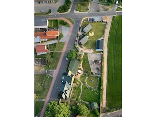 Luftbild Ferienhäuser Oberdorla