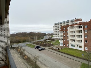 Blick vom Balkon