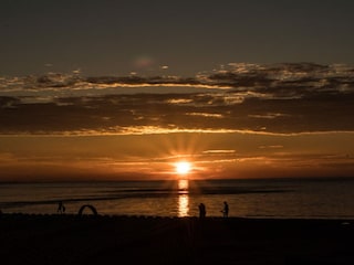 Sonnenuntergang am Duhner Strand