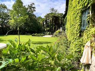 Blick auf den Park von der Turmküche