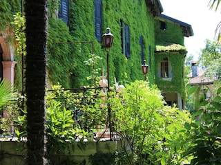 Turmterrasse von der Schlossterrasse aus gesehen
