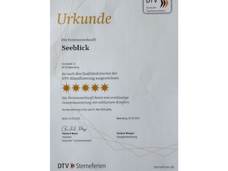 5-Sterne-Klassifizierung vom DTV