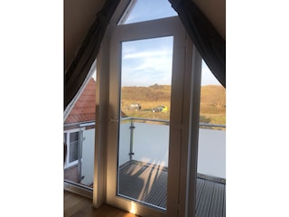 Balkon vom Wohnbereich begehbar