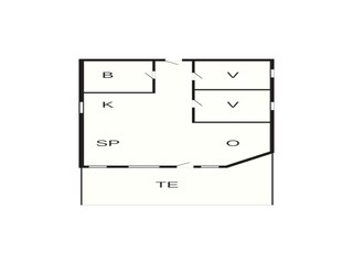 Vakantiehuis Otterup Grondplan 2