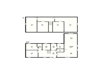 Ferienhaus Bredebro Grundriss 61