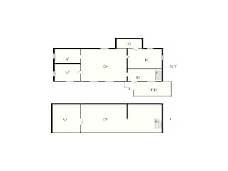 Vakantiehuis Kyrkhult Grondplan 24