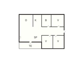 Vakantiehuis Bolilmark Grondplan 39