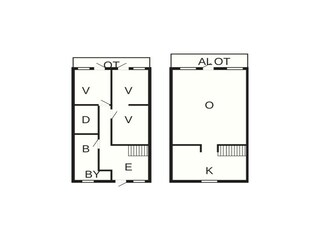 Casa de vacaciones Leirvik Plano de planta 34