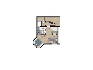 Appartamento Maria Alm Pianta del piano 17