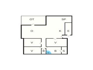 Holiday house Tranum Strand Floor Plan 3