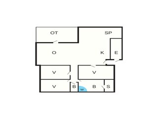 Ferienhaus Tranum Strand Grundriss 39