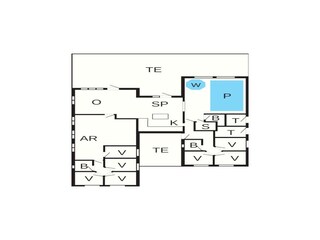 Maison de vacances Houstrup Plan d'étage 40