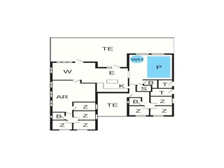 Maison de vacances Houstrup Plan d'étage 14