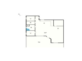 Casa per le vacanze Vaeggerløse Pianta del piano 36