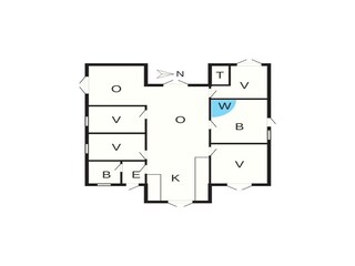 Casa per le vacanze Blokhus Pianta del piano 25