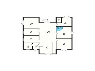 Ferienhaus Blokhus Grundriss 3