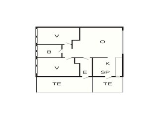 Casa de vacaciones Sønderballe Plano de planta 42