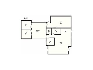 Vakantiehuis Thyholm Grondplan 34