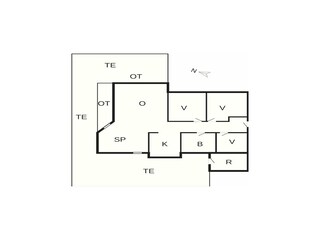 Maison de vacances Sæby Plan d'étage 22