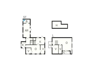 Ferienhaus Vestervig Grundriss 7