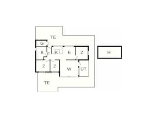 Vakantiehuis Løkken Grondplan 42