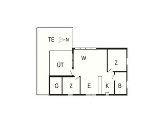 Maison de vacances Ansager Plan d'étage 40