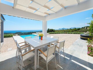 Villa Afantou Grabación al aire libre 10