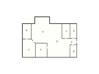 Vakantiehuis Bratten Strand Grondplan 30