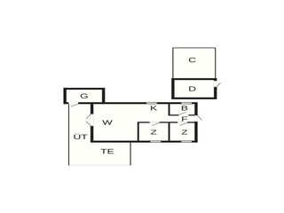 Ferienhaus Hyldtofte Grundriss 43