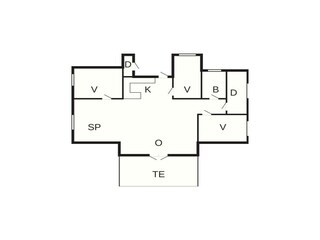 Ferienhaus Bjerregård Grundriss 33