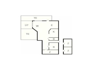 Vakantiehuis Bjerge Strand Grondplan 8