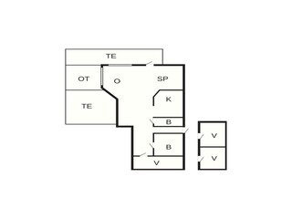 Maison de vacances Bjerge Strand Plan d'étage 28