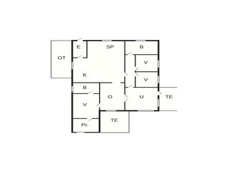 Vakantiehuis Løkken Grondplan 3