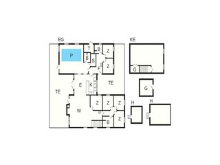 Vakantiehuis Bønnerup Strand Grondplan 113